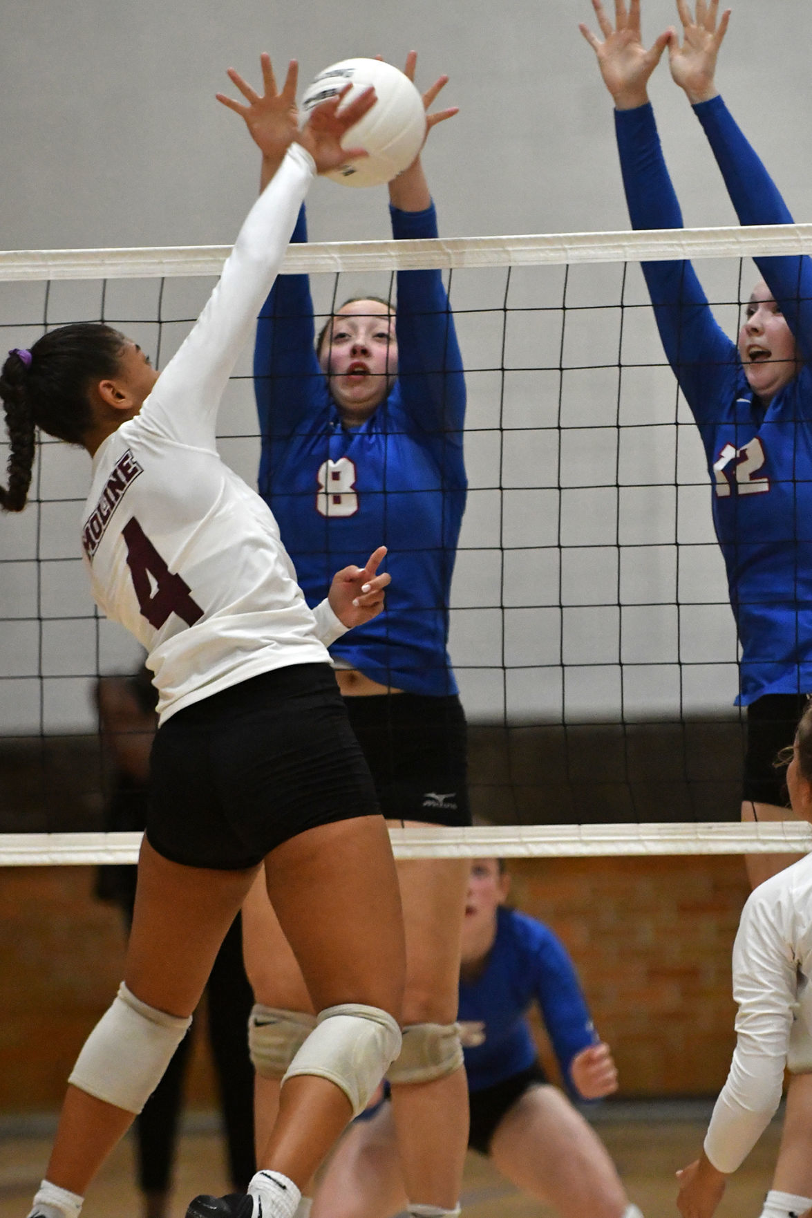 Moline at Davenport Central volleyball